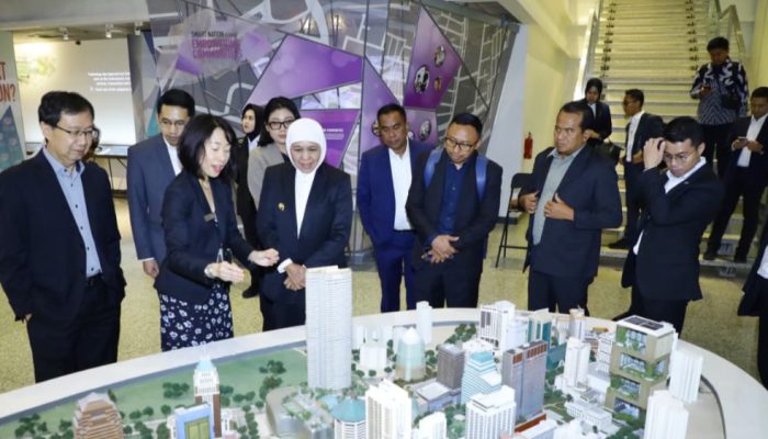 Belajar dari Singapura,Gubernur Khofifah Ingin Kota-Kota di Jatim Terapkan Tata Ruang Cerdas