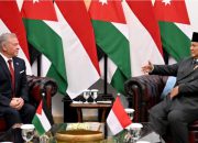 Prabowo Sambut Raja Yordania, Perkuat Kerja Sama Bilateral Indonesia-Yordania.