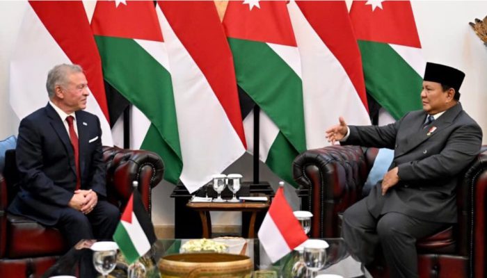 Prabowo Sambut Raja Yordania, Perkuat Kerja Sama Bilateral Indonesia-Yordania.