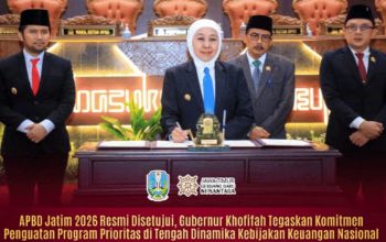 APBD Jatim 2026 Resmi Disetujui, Gubernur Khofifah Pastikan Jalankan Program Prioritas di Tengah Dinamika Kebijakan Fiskal Nasional