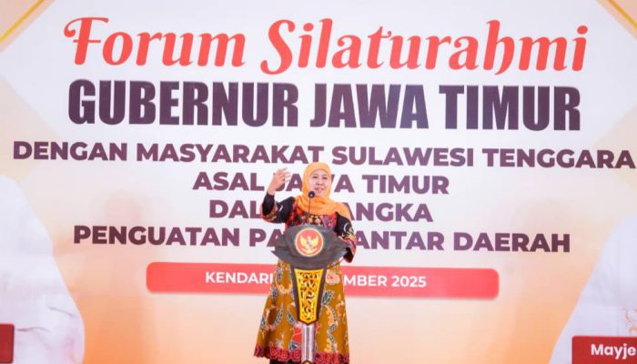Gubernur Khofifah Ajak Masyarakat Jatim di Sultra Perkuat Sinergi Ekonomi dan Jaringan Bisnis