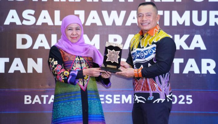 Gubernur Khofifah Tekankan Peran Strategis Warga Jatim di Kepri dalam Penguatan Pasar Antar Daerah