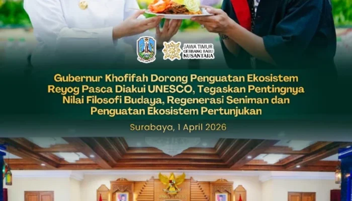 Reyog Jadi Warisan Dunia, Gubernur Khofifah Fokus pada Filosofi dan Keberlanjutan
