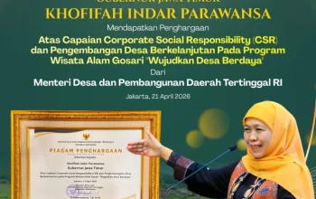 Gubernur Khofifah Raih Penghargaan CSR, Perkuat Peran Desa Wisata di Jatim