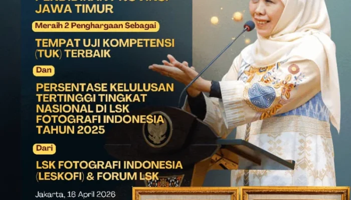 Dua Penghargaan Nasional Diraih UPT PTKK,  Gubernur Khofifah : Pemprov Jatim Perkuat SDM Vokasi
