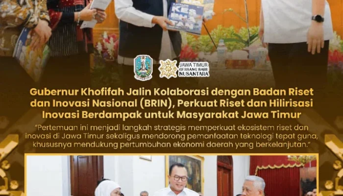 Gubernur Khofifah Tegaskan Pentingnya Hilirisasi Inovasi demi Kesejahteraan Masyarakat