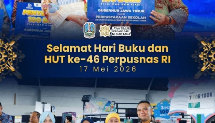 Momentum Harbuknas 2026, Gubernur Khofifah Dorong Literasi Jadi Gaya Hidup