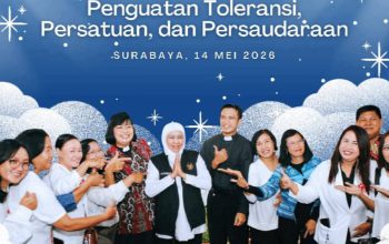 Gubernur Khofifah Dorong Nilai Toleransi dan Persaudaraan Saat Peringatan Kenaikan Yesus Kristus