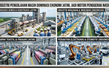BPS: Industri Pengolahan Masih Jadi Tulang Punggung Ekonomi Jatim