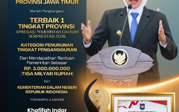 Gubernur  Khofifah Bawa Jatim Raih Predikat Terbaik dalam Menekan Angka Pengangguran