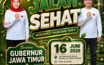 Pemprov Jatim Pastikan Mekanisme Pembagian Kupon Jalan Sehat Berlangsung Adil dan Terukur