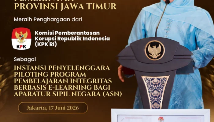 Penghargaan KPK RI untuk Jatim, Gubernur Khofifah Tegaskan Pentingnya E-Learning ASN Berintegritas