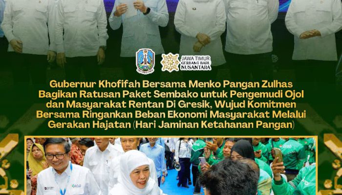 Khofifah Tegaskan Gerakan Hajatan Wujud Kehadiran Negara Jaga Ketahanan Pangan dan Daya Beli Masyarakat