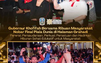 Nobar Final Piala Dunia 2026 Bersama Gubernur Khofifah Meriah, Grahadi Dipadati 4.500 Penonton