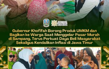 Khofifah: Pasar Murah Jadi Strategi Kendalikan Inflasi dan Perkuat Ketahanan Pangan