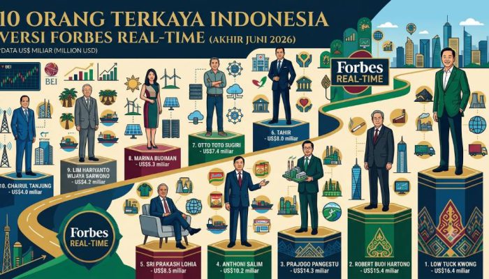 Siapa Orang Terkaya Indonesia? Berikut Daftar Lengkap Forbes Real-Time 2026