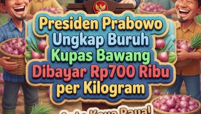 Rp700 Ribu per Kg Kupas Bawang, Klaim Penghasilan Rp210 Juta Sebulan Dipertanyakan