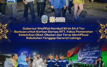 Bantuan Gempa NTT Terus Mengalir, Gubernur Khofifah Targetkan Dukungan Jawa Timur Capai 100 Ton