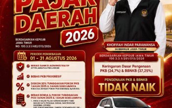 Gubernur Khofifah Luncurkan Program Pembebasan Pajak Daerah Agustus 2026, Dorong Kepatuhan dan Ringankan Ekonomi Masyarakat