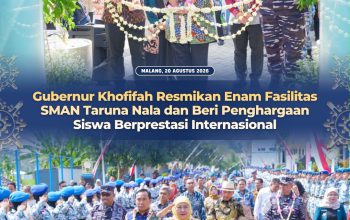 Gubernur Khofifah Perkuat Pendidikan Ketarunaan Jatim, Taruna Nala Didorong Jadi Pusat SDM Unggul
