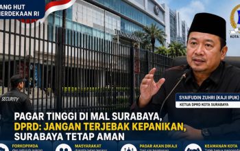 Syaifudin Zuhri Pastikan Surabaya Aman, Pemasangan Pagar Mal Akan Dikaji
