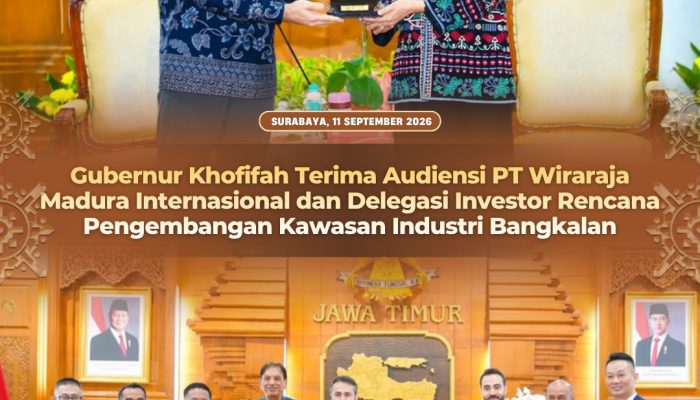 Khofifah Terima Investor Dubai-Tiongkok, Kawasan Industri Bangkalan Diproyeksikan Jadi Penggerak Ekonomi