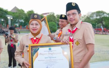 Gubernur Khofifah Ajak Pramuka Jatim Perkuat Ketahanan Pangan Menuju Indonesia Emas 2045
