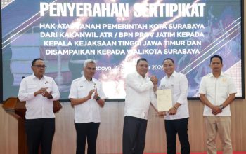 Kolaborasi Pemkot Surabaya, Kejati Jatim dan BPN Amankan Aset Hampir Rp1 Triliun