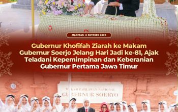 Khofifah Ajak Pemimpin Jatim Teladani Strong Leadership RMTA Soerjo