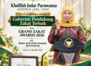 Dorong Kemandirian Ekonomi Mustahik, Khofifah Raih Grand Zakat Award 2026
