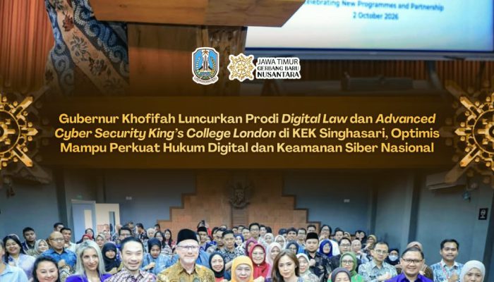 Khofifah Resmikan Dua Prodi Strategis KCL Singhasari, Siapkan Talenta untuk Hadapi Ancaman Siber