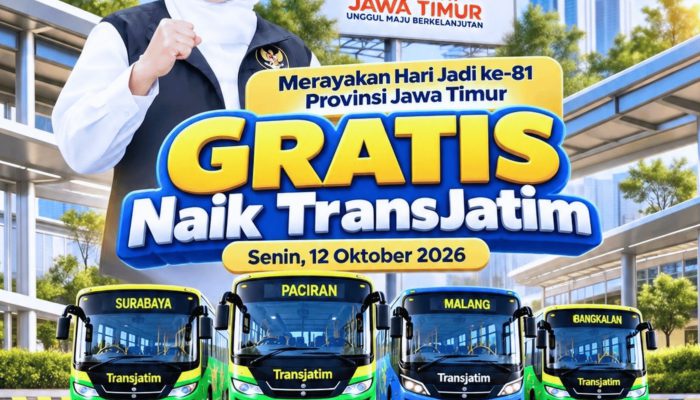 Gubernur Khofifah Gratiskan Trans Jatim pada 12 Oktober, Ajak Warga Beralih ke Transportasi Publik