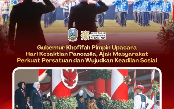 Hari Kesaktian Pancasila 2026, Khofifah Dorong Gotong Royong dan Pelayanan Publik yang Berkeadilan