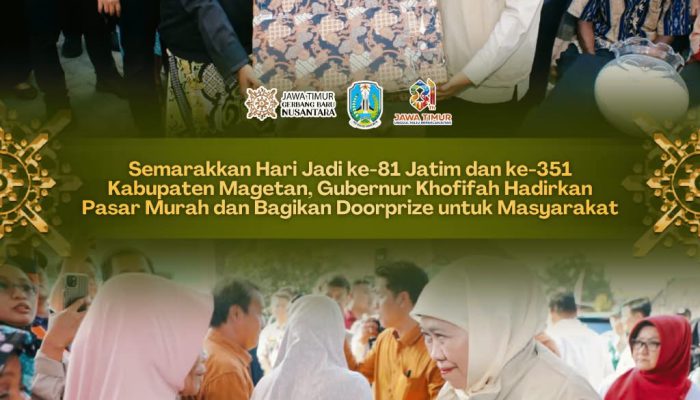 Khofifah: Pasar Murah Jadi Wujud Kehadiran Pemerintah Jaga Daya Beli Masyarakat