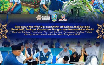 Khofifah Siapkan Penguatan Fasilitas Vokasi SMKN 2 Pacitan, Ruang Praktik Siswa Dibangun pada 2027