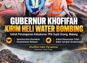Tangani Kebakaran TPA Supit Urang, Khofifah Ingatkan Bahaya Bara Api di Timbunan Sampah