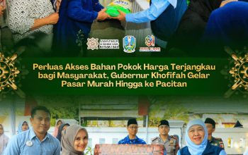 Khofifah Perluas Pasar Murah di Jatim, Warga Pacitan Bisa Tebus Sembako Lebih Murah