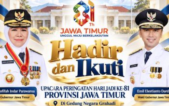 Hari Jadi ke-81 Jatim, Khofifah Ajak Warga Hadiri Upacara di Grahadi, Pendaftaran Tahap Kedua Dibuka 10 Oktober