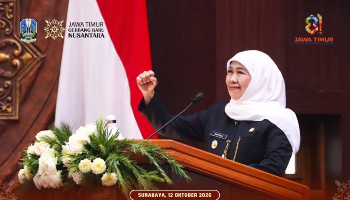 Khofifah Paparkan Capaian Pembangunan Jatim di HUT ke-81, Ekonomi Tumbuh 5,84 Persen